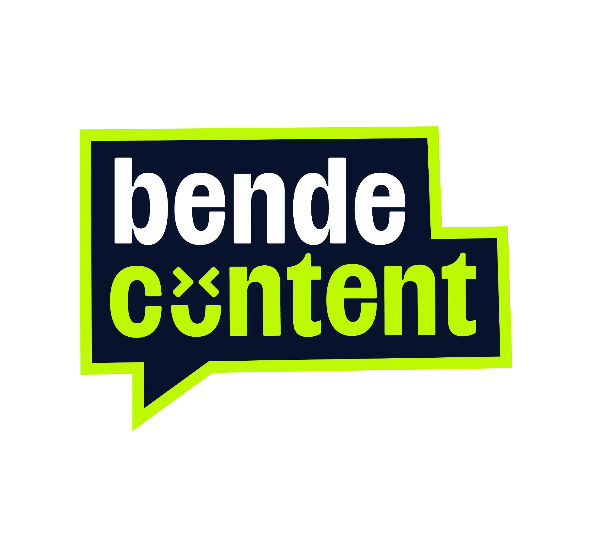 Logo van Bende Content op wit